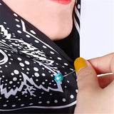 12 Pcs Pearl Scarf Brooch Pin Assorted Hijab Clips Set