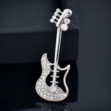 Charm Crystal Leaf Feather Square Brooch Pin Jewelry 004 KO1