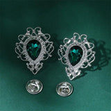 Men's Crystal Pin Brooches Neckline Decoration
