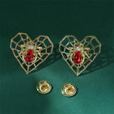 Men's Crystal Pin Brooches Neckline Decoration