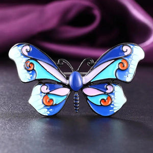 Colorful Butterfly Brooches Enamel Scarf Pins for Women