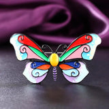 Colorful Butterfly Brooches Enamel Scarf Pins for Women