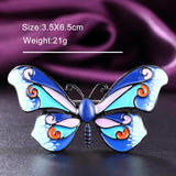 Colorful Butterfly Brooches Enamel Scarf Pins for Women
