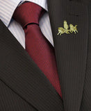 Siberian Husky Lapel Pin Action Brooch