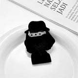Acrylic Lady Shape Brooch for Women