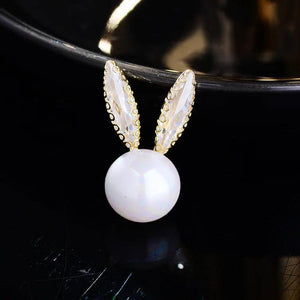 Rabbit Small Collar Pin Mini Brooch Buckle Fixed Clothes Accessories