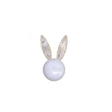 Rabbit Small Collar Pin Mini Brooch Buckle Fixed Clothes Accessories