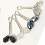 12pcs Crystal Scarf Brooch Pin Hijab Clip Anti Slip Brooch Women Accessory