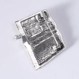 Vintage Alloy Book Style Brooch Clothing Accessory