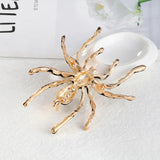Enamel Poisonous Spider Brooch Pin for Women and Men Jewelry
