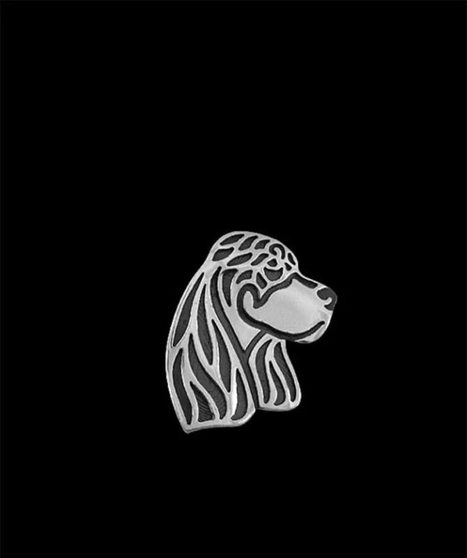 Gordon Setter Lapel Pin Dog Brooch