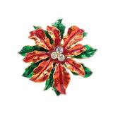 Christmas Tree Rhinestone Crystal Brooch Women Pins Gift Sweater Dress Jewelry