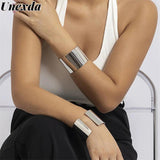 Boho Vintage Geometric Metal Cuff Bracelet Girls Party Accessories