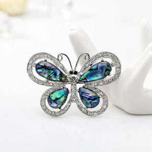 Abalone Shell Butterfly Brooches for Wedding Banquet