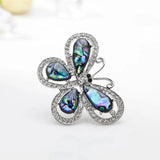 Abalone Shell Butterfly Brooches for Wedding Banquet