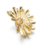 Enamel Peacock Brooch Rhinestone Crystal Jewelry Women Bird Pin