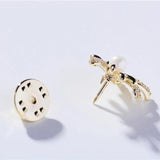 Zirconia Fireworks Brooches Pearl Lapel Pin Coat Accessories