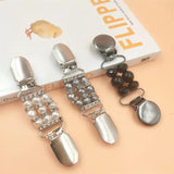 Vintage Zircon Glass Beads Brooch Pin