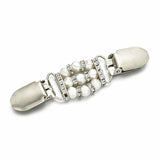 Vintage Zircon Glass Beads Brooch Pin