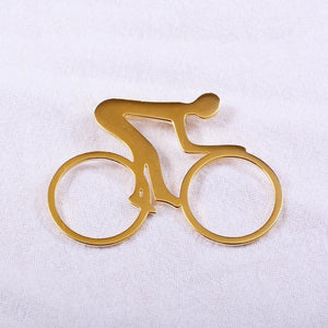 Bicycle Shape Brooch Enamel Lapel Pin