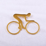 Bicycle Shape Brooch Enamel Lapel Pin