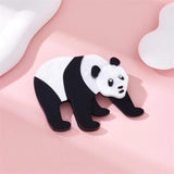 Acrylic Panda Brooches Unisex Cartoon Animal Party Causal Pins