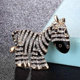 Big Head Horse Brooches Colorful Enamel Animal Pin for Men