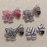 Big Head Horse Brooches Colorful Enamel Animal Pin for Men