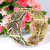 Vintage Algerienne Cuff Bracelet for Women Moroccan Traditional Jewelry