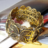 Vintage Algerienne Cuff Bracelet for Women Moroccan Traditional Jewelry