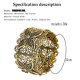 Vintage Algerienne Cuff Bracelet for Women Moroccan Traditional Jewelry