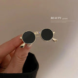 Crystal-studded Light Brooch Sunglasses Pin