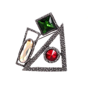Shinny Rhinestone Brooch Set for Women Dress Scarf Pins