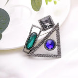 Shinny Rhinestone Brooch Set for Women Dress Scarf Pins