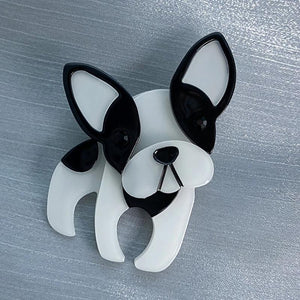 Acrylic Cartoon Dog Brooches For Women Animal Party Causal Safety Pins