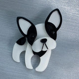 Acrylic Cartoon Dog Brooches For Women Animal Party Causal Safety Pins