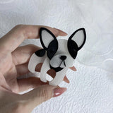 Acrylic Cartoon Dog Brooches For Women Animal Party Causal Safety Pins