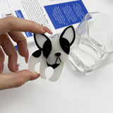 Acrylic Cartoon Dog Brooches For Women Animal Party Causal Safety Pins