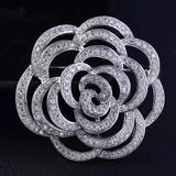 Zircon European American Brooch Bridal Wedding Corsage
