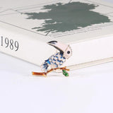 Parrot Brooch Dripping Cartoon Corsage Suit Jacket Accessory