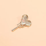 Beaut&Berry Heart Brooches Cubic Zirconia Love Party Office Jewelry