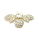 Oversized Glass Bee Brooch - Multi-color Options