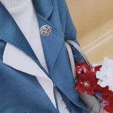 Famous Camellia Brooch Small Rose Flower Party Accessory
