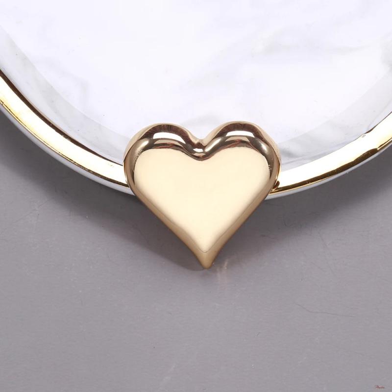 Beaut&Berry 2-color Metal Brooches Love Office Party Brooch Pins