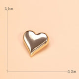 Beaut&Berry 2-color Metal Brooches Love Office Party Brooch Pins