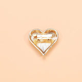 Beaut&Berry 2-color Metal Brooches Love Office Party Brooch Pins