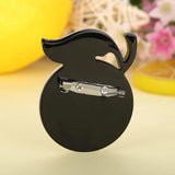 Orange Lemon Green Leaves Brooches Pins Women Kids Fruit Style Brooch