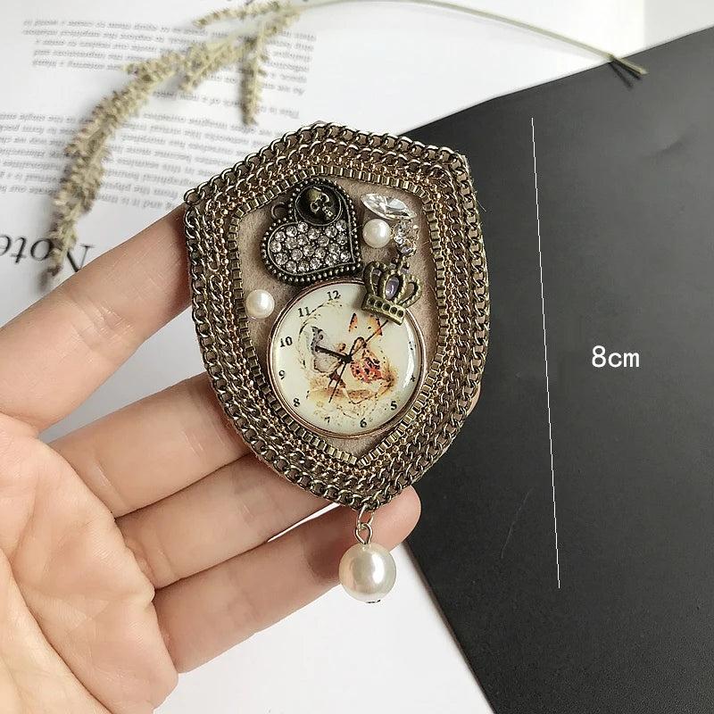 Flower Tassel Brooch Pearl Bow 5 Jewelry Brooches Pins Vintage
