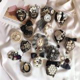 Flower Tassel Brooch Pearl Bow 5 Jewelry Brooches Pins Vintage