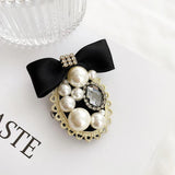 Camellia Fabric Brooch Pearl Coat Sweater Corsage Female Accessory